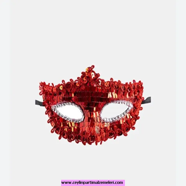 Lüks Maske Pul Payetli